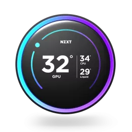 Система жидкостного охлаждения для ПК/ Water Cooling System NZXT Kraken Elite 280 RGB (250W, 280mm, LED temp., Black/ Fans: 2x140mm, 98.61CFM, 34.5dBA, 2000RPM/ Pump height 65mm, 2800RPM, Rad thickness 27mm/ S: 1851, 1700, 1200, 115X, AM5, AM4)