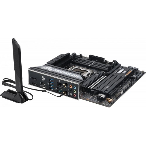 Материнская плата Asus TUF GAMING B860M-PLUS WIFI: Intel B860, 4xDDR5, mATX, 2.5G LAN, HDMI и DP для идеального гейминга