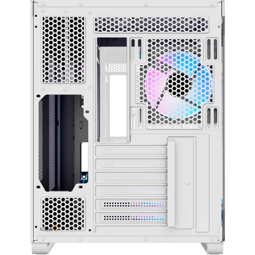 Корпус ПК Ocypus Iota C70 WH ARGB - Midi-Tower с 6x120mm ARGB, 2xUSB-A 3.0 и USB-C 3.1 для ATX, mATX и mITX
