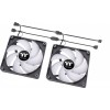 Вентилятор для корпуса Thermaltake CT140 ARGB 140 мм черный - 2 шт, 4-pin, 30.5 дБ (CL-F150-PL14SW-A)