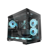 Корпус PCCooler C3T500 ARGB BK - Midi-Tower с 6x120mm ARGB, USB-C 3.1 и поддержкой ATX/mATX/mITX
