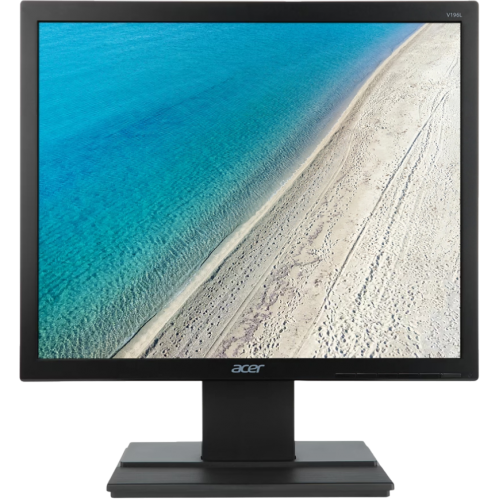Монитор/ ACER V196LBB 19'', Black Matt, 5:4, IPS, 1280x1024, 5ms, 250cd, 75Hz, VGA, Vesa:100x100