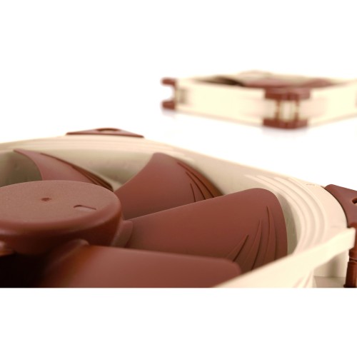 Кулер для корпуса/ Case Cooler Noctua NF-A14 PWM (140x140x25mm, 4-pin PWM, 82.5CFM, 24.6dBA, 1500RPM, Beige/Brown)