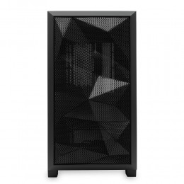 Корпус без блока питания/ Case HSPD M340, Mesh Mid Tower, Black, TG, 0.5 SPCC, no fans, mATX, mITX, 165/350/200mm, 2x2.5", 2x3.5", 4xPCI, 1xUSB-A 3.0, 2xUSB-A 2.0, 415x220x410mm