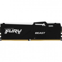 Память оперативная/ Kingston 16GB 6000MT/s DDR5 CL30 DIMM FURY Beast RGB EXPO