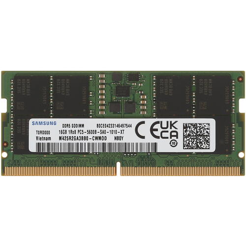 Память оперативная/ Samsung DDR5 SODIMM 32GB 5600 2Rx8, 1.1V Samsung Electronics