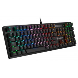 Клавиатура A4Tech B820R механическая черный USB for gamer LED (B820R BLACK (BLUE SWITCH)) кабель 1.8м