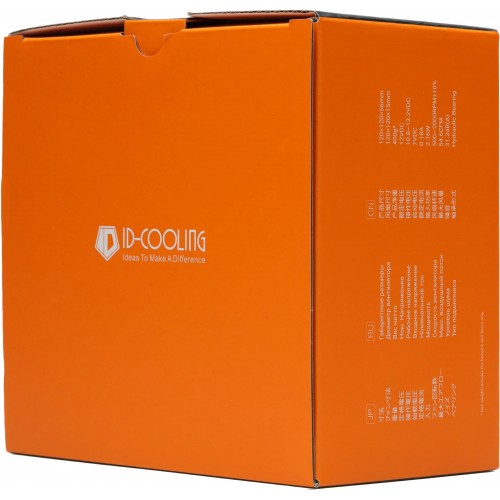 Кулер ID-Cooling IS-50X V3 Soc-AM5/AM4/1200/1700/1851 черный 4-pin 14-30dB Al+Cu 130W 385gr Ret [IS-50X V3]
