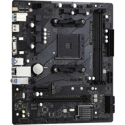 Купить материнскую плату Asrock A520M-HVS для AMD AM4 с поддержкой 8ch звук и HDMI