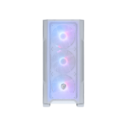 Корпус ПК без блока питания/ Case MSI MAG FORGE M100R, Mini-Tower, TG, 4x120mm ARGB, 2xUSB 2.0, 1xUSB 3.0, mATX, mITX White