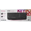 Defender Проводная клавиатура Atom HB-546 RU,черный,104+FN,1.8м Defender