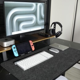 Коврик для мыши/ Mouse pad GEEK NOOK 80*40CM Dark Gray Felt