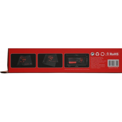 Коврик для мыши A4Tech Bloody BP-50L: Большой черный с рисунком 750x300x3мм для комфортной игры и работы