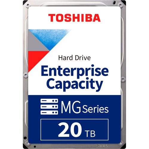 Жесткий диск/ HDD Toshiba SATA 20TB 3.5" 6.0 Gbit/s 7200 rpm 512Mb OFFICIAL RECERTIFIED 1 year warranty (replacement MG10ACA20TE, ST20000NM007D, ST20000NM002H)
