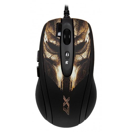 Мышь A4Tech XL-750BH рисунок лазерная 3600dpi USB 6but