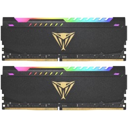 Оперативная память DDR4 2x32GB 3600MHz Patriot PVSR464G360C0K Viper Steel RGB RTL Gaming PC4-28800 CL20 DIMM 288-pin 1.35В dual rank с радиатором Ret [PVSR464G360C0K]