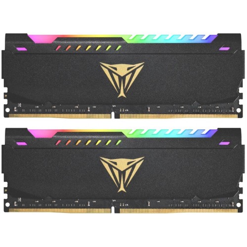 Купить оперативную память DDR4 2x32GB 3600MHz Patriot Viper Steel RGB для игрового ПК с радиатором - PVSR464G360C0K