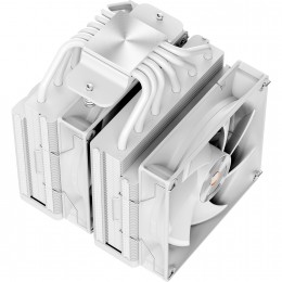 Кулер для процессора/ CPU Cooler Ocypus Delta A62 WH ARGB (260W, 4-pin PWM, 156mm, Al/Cu, 6x6mm, ARGB, 2x120mm, 73CFM, 29dBA, 2000RPM, S: 1851/1700/1200/115X, AM5/AM4, white)