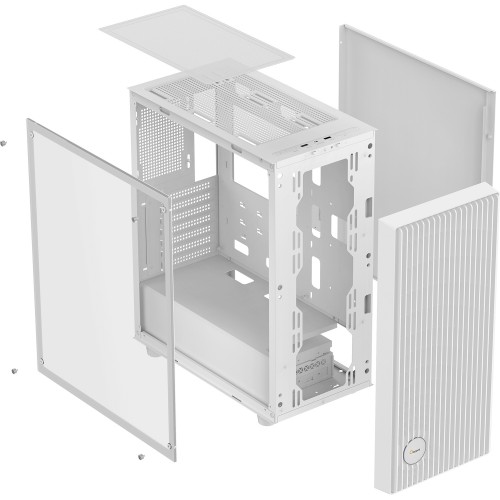Корпус ПК Ocypus Gamma C70 WH ARGB - Midi-Tower с 4x120mm ARGB, USB 3.0, для ATX, mATX, mITX