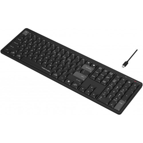 Клавиатура A4Tech FBX55C: Беспроводная USB Slim Multimedia в Черном Цвете