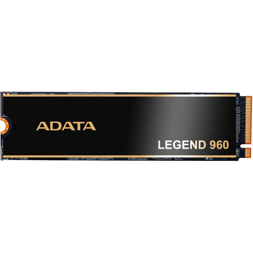 Твердотельный накопитель/ ADATA SSD LEGEND 960, 4000GB, M.2(22x80mm), NVMe 1.4, PCIe 4.0 x4, 3D NAND, R/W 7400/6800MB/s, IOPs 700 000/550 000, DRAM buffer 4000MB, TBW 3120, DWPD 0.43, with Heat Spreader (5 лет) ADATA