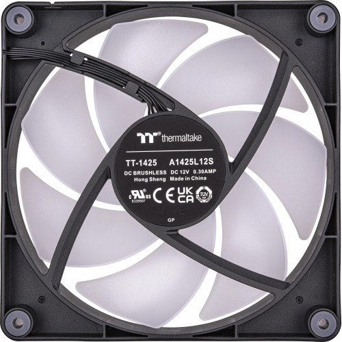 Вентилятор для корпуса Thermaltake CT140 ARGB 140 мм черный - 2 шт, 4-pin, 30.5 дБ (CL-F150-PL14SW-A)