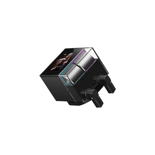 Система охлаждения/ Water Cooling System PCCooler DS360 Display BK (310W, 360mm, LED, Black, ARGB Pump/ Fans: 3x120mm, 90.56CFM, 39.8dBA, 2500RPM/ Pump height 65mm, 15dBA, 2600RPM, Rad thickness 27mm/ S: 1851, 1700, 1200, 115X, AM5, AM4) PcCooler