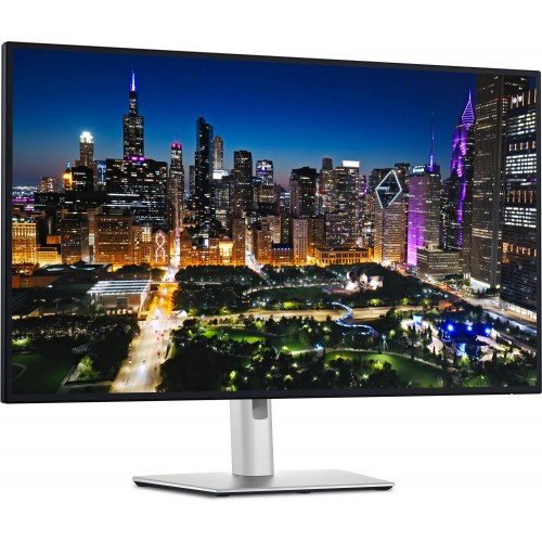 Монитор Dell 31.5" UltraSharp U3225QE серебристый IPS LED 5ms 16:9 HDMI матовая HAS Piv 3000:1 450cd 178гр/178гр 3840x2160 120Hz DP 4K USB 9.34кг
