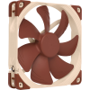 Кулер для корпуса/ Case Cooler Noctua NF-A14 PWM (140x140x25mm, 4-pin PWM, 82.5CFM, 24.6dBA, 1500RPM, Beige/Brown)