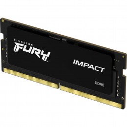 Память оперативная/ Kingston 16GB 6000MT/s DDR5 CL38 SODIMM FURY Impact XMP