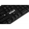 Механическая клавиатура Defender GK-596 для геймеров с LED-подсветкой и USB подключением (45596), кабель 1.5м - Черная