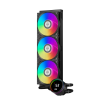 Система охлаждения PCCooler DA360 Pro ARGB Digital BK - Эффективное водяное охлаждение для процессоров с RGB подсветкой (360mm, 300W)