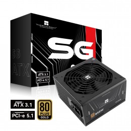 Блок питания 850W/ Power Supply Thermalright, 850W 80+ Gold (ATX, 3.1, PCIe 5.1, Full modular, 1x24(20+4)pin 600mm, 2xCPU 8(4+4)pin 650mm, 2xPCIe*2 8(6+2)pin 650+150mm, 1x12VHPWR PCIe 5.1 12+4pin 600mm, 2xSATA*4 450+150+150+150mm, 1xMOLEX4pin*3 500+150+15