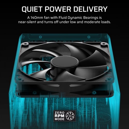 Блок питания Corsair HX1500i SHIFT 1500W 80+ Platinum - Полностью модульный ATX, PCIe 5.1, для мощных игровых систем