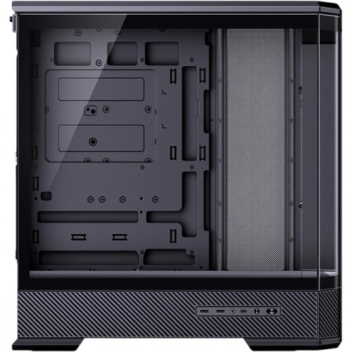 Корпус JONSBO D400 Midi-Tower без блока питания - Черный, TG, USB-A 3.0 и USB-C 3.2, совместимость с ATX, mATX, mITX