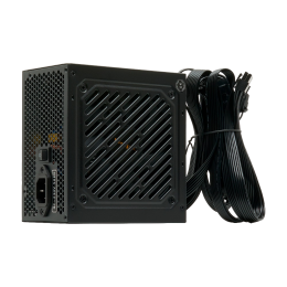 Блок питания/ Power Supply HSPD, 500W 80+ White (ATX, 2.31, Non-modular, 1x24(20+4)pin 500mm, 1xCPU 8(4+4)pin 550mm, 1xPCIe 8(6+2)pin 500mm, 1xSATA*3 400+150+150mm, 1xSATA*2 400+150mm, 1xMOLEX*2 400+150mm , Active, 120x120mm, 150x140x86mm, APFC, OVP, OPP,