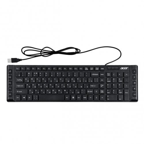 Клавиатура/ Клавиатура Acer OKW010 USB slim Multimedia black Acer