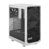 Корпус ПК без блока питания/ Case Fractal Design Meshify 2 Compact TG Clear Tint, Midi-Tower, 2x140mm + 1x120mm, 2xUSB-A 3.2 + 1xUSB 3.2 Type-C ATX, mATX, mITX White Fractal Design