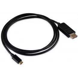 Кабель Buro ver1.4 USB Type-C (m) DisplayPort (m) 1.5м (BU-TYPEC-DP-1.5M) черный
