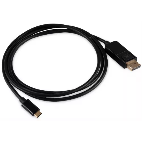 Кабель Buro ver1.4 USB Type-C (m) DisplayPort (m) 1.5м (BU-TYPEC-DP-1.5M) черный