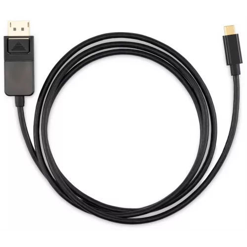 Кабель Buro ver1.4 USB Type-C (m) DisplayPort (m) 1.5м (BU-TYPEC-DP-1.5M) черный