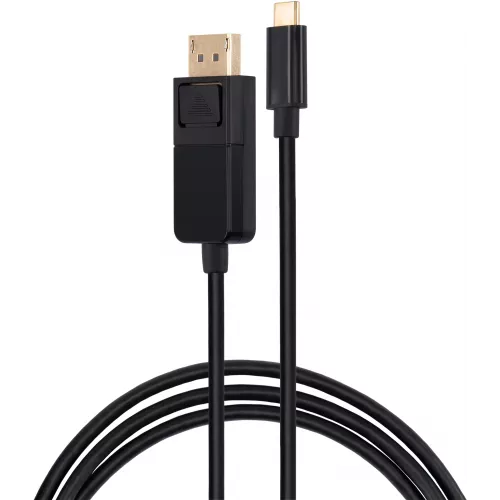 Кабель Buro ver1.4 USB Type-C (m) DisplayPort (m) 1.5м (BU-TYPEC-DP-1.5M) черный