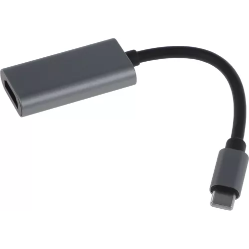 Переходник Buro ver1.4 USB Type-C (m) HDMI (f) 0.1м (BU-TYPEC-HDMI(F)) серый (пакет)