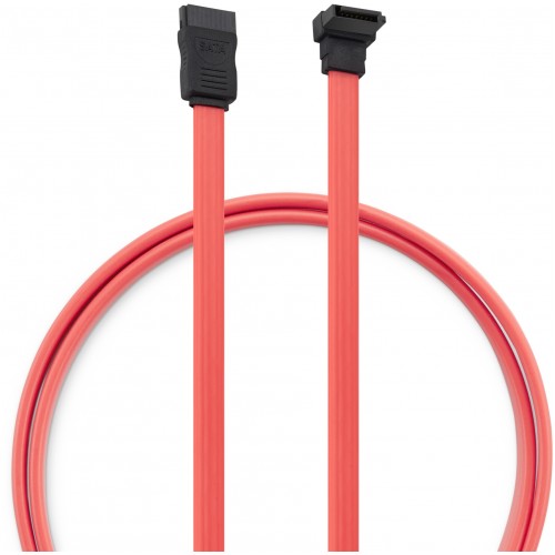 Кабель Buro ver3.0 SATA SATA угловой 0.5м (TL-ATA-DATA-RA) красный