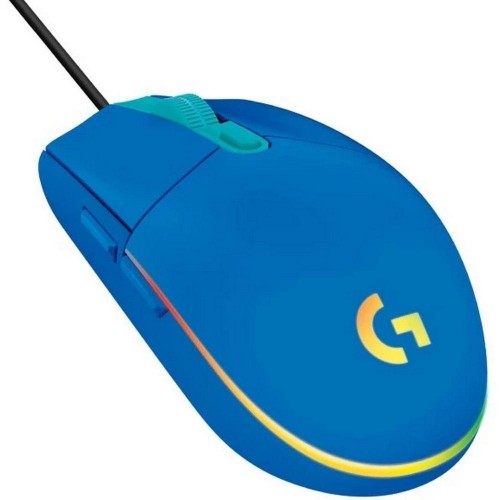 Мышь Logitech G102 LightSync синий оптическая 8000dpi USB 6but (910-005810)