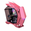 Корпус без блока питания/ Case JONSBO MOD-3, Full-Tower, TG, no fans, 2xUSB-A 3.0, EATX, ATX, mATX, mITX Pink JONSBO