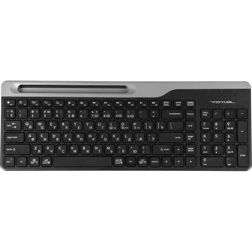 Клавиатура A4Tech FBK25: Беспроводная USB Slim Multimedia в Черном и Сером Цветах