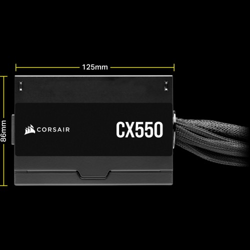 Блок питания Corsair CX550 550W 80+ Bronze - Надежное решение для вашего ПК (ATX, Non-modular, 120mm вентилятор)