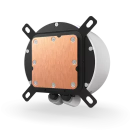 Система жидкостного охлаждения для ПК/ Water Cooling System NZXT Kraken Elite 280 RGB (250W, 280mm, LED temp., White/ Fans: 2x140mm, 98.61CFM, 34.5dBA, 2000RPM/ Pump height 65mm, 2800RPM, Rad thickness 27mm/ S: 1851, 1700, 1200, 115X, AM5, AM4)