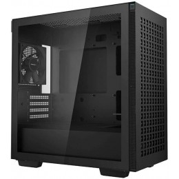 Корпус Deepcool CH370 черный mATX 7x120mm 4x140mm 2xUSB3.0 audio bott PSU [CH370 BLACK]